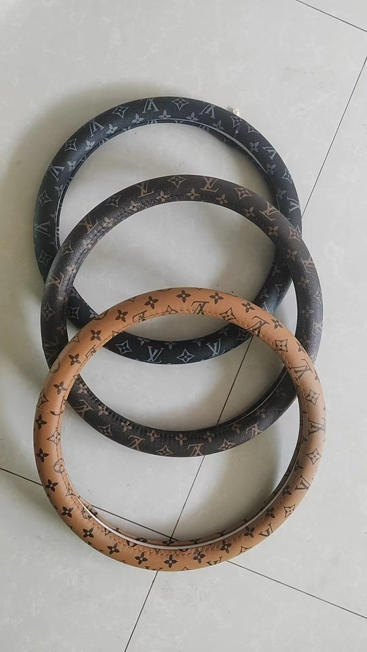 LV Steering Wheel Cover