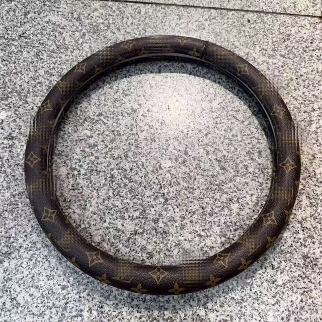 LV Steering Wheel Cover